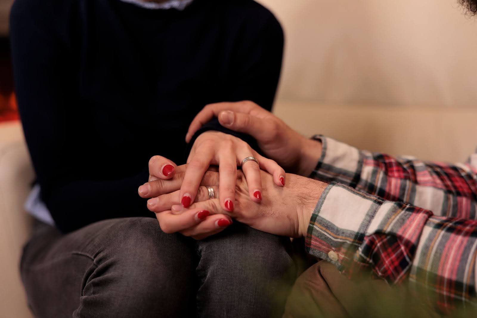 Holding hands